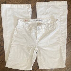 Gap White Denim Jeans